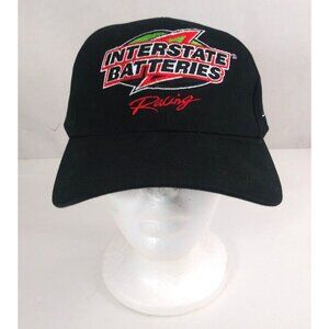 Vintage Interstate Batteries #18 Embroidered Snapback Trucker Hat Baseball Cap